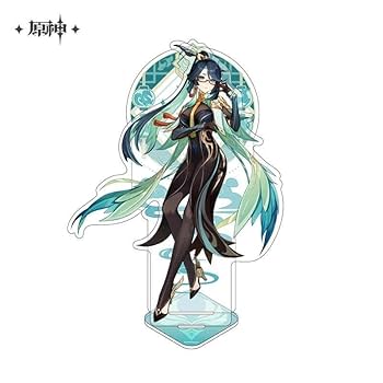 公式正規品　レザー　絶版　βテスト　アクリルスタンド　原神　アクスタ　内測 Amazon.co.jp: 原神 アルハイゼン 立ち絵 アクスタ アクリル